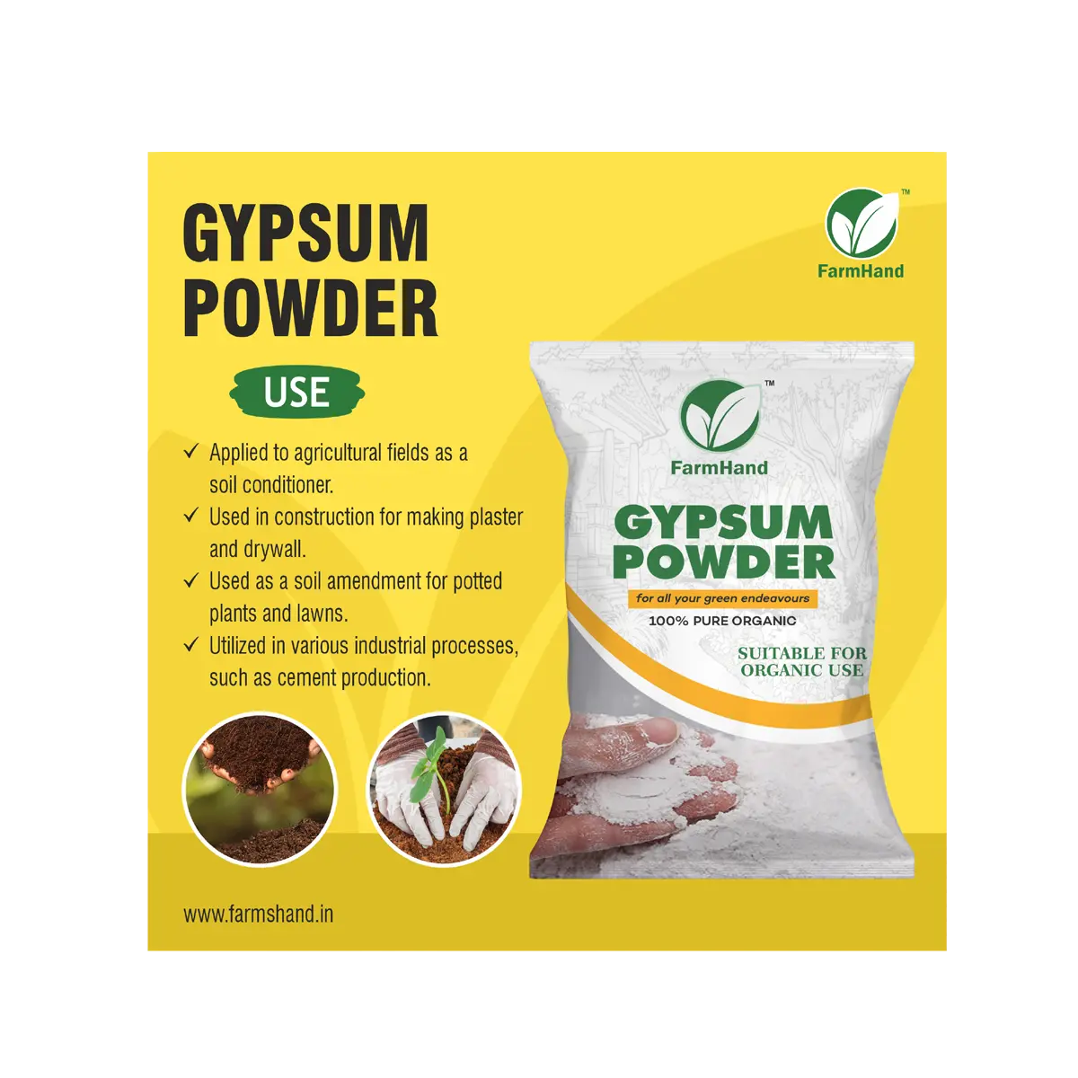 gypsum-powder-use