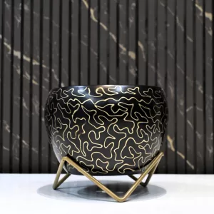 Elegant Metal Planter with Stand MP314